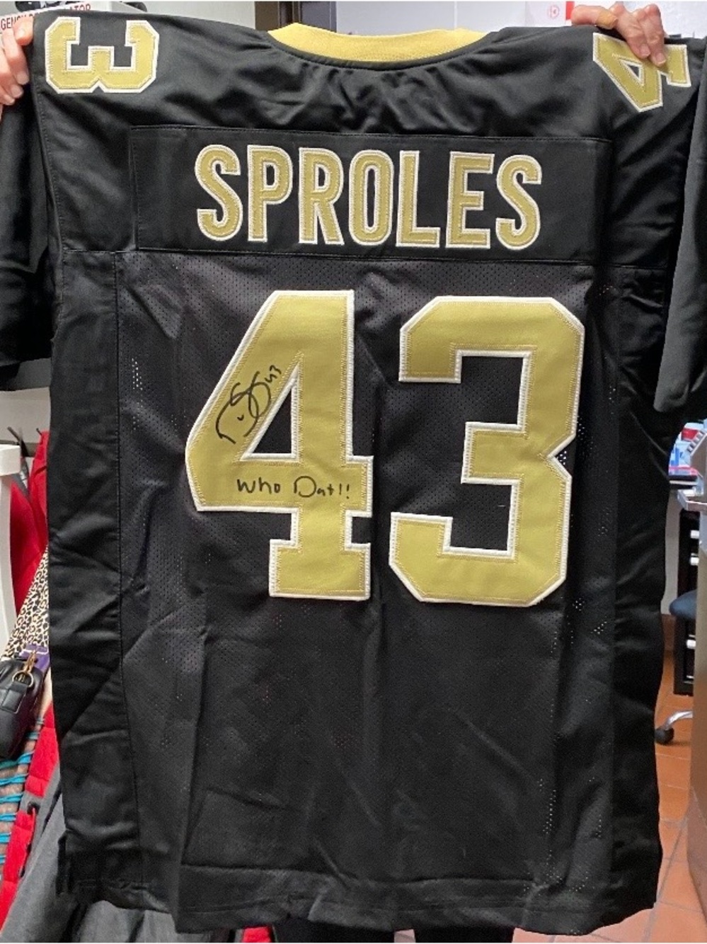 NFL Black and Gold Sproles #43 Jersey